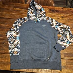 Hooey Multicolor Patterned Hoodie
